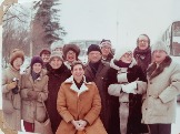группа из Канады. Москва-Самарканд- Бухара-Ташкент-Ленинград, 1982 год. Гид Надежда Радаева