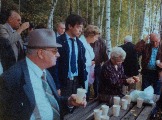 Посещение мест захоронений в Тамбовской области военнопленных из Люксембурга. 1988 г.